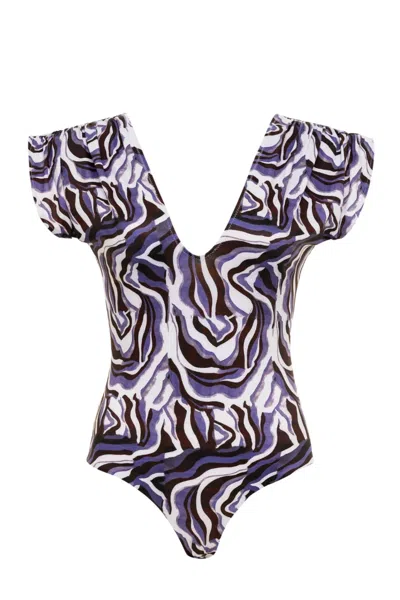 Carolina K Women's Lisette One Piece In Aeagan Sea In Multi