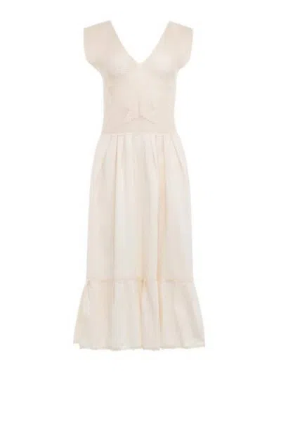 Carolina K Women's Maya Dress In Natural In Beige