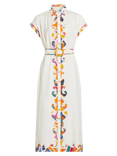 Carolina K Women's Valerie Belted Cotton Caftan