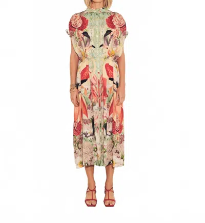 Carolina K Women's Valerie Kaftan In Flamingos In Multi