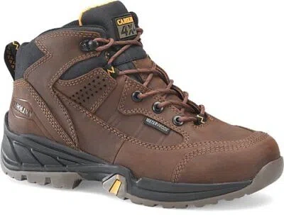Pre-owned Carolina Men's 5" Builder Steel Toe Waterproof Hiker Work Boot Dark Brown - Ca45
