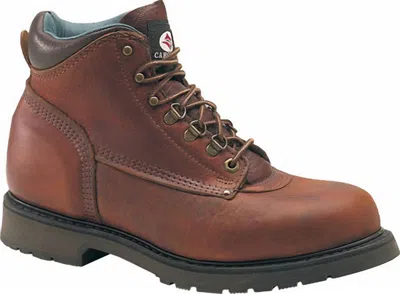 Carolina Men's 6" Plain Toe Work Boot In Brown