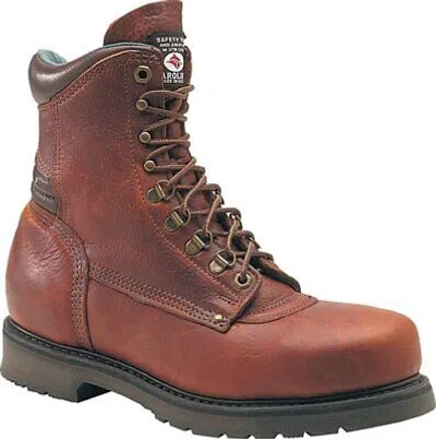 Pre-owned Carolina Men's 8" Domestic Steel Toe Work Boot Brown - Ca1809, Brown