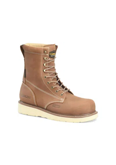 Carolina Men's Amp 8" Composite Toe Work Boots In Brown