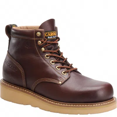 Carolina Men's Amp Lo 6" Soft Toe Work Boot In Brown