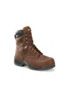 Carolina Men's Bruno Hi Broad Toe 8" Work Boots In Brown