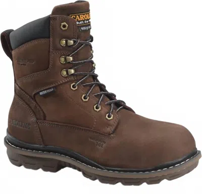Carolina Men's Dormite 8" Composite Toe Insulated Waterproof Work Boot In Brown