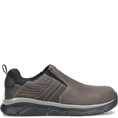Carolina Men's Flyweight Oxford Comp Slip On Shoe In Charcoal Gray In Multi