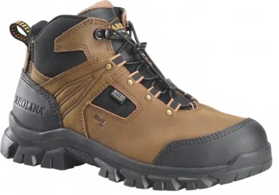 Carolina Men's Gruntz 5" Ez-on Steel Toe Hiker Boot In Dark Brown