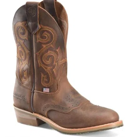 Carolina Men's Rockdale Roper Soft Toe Boot In Brown In Multi