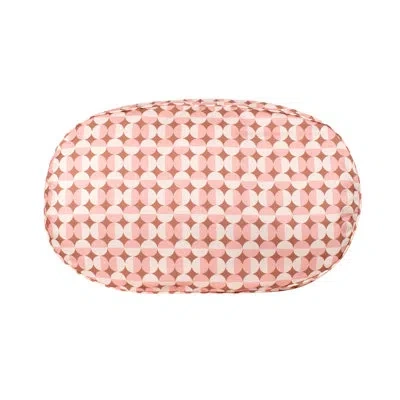 Carolina Pet Company Oval Lounger Pet Bed With Removable Cover In Rosy