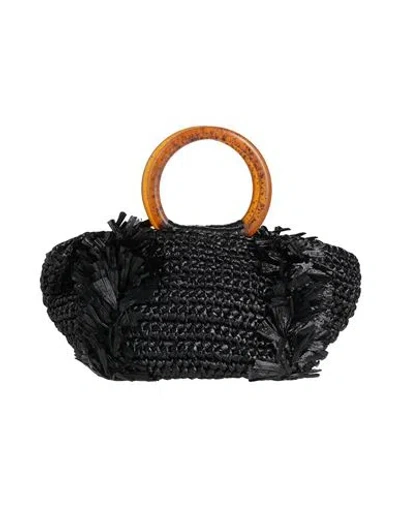 Carolina Santo Domingo Woman Handbag Black Size - Viscose