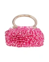 Carolina Santo Domingo Woman Handbag Fuchsia Size - Viscose In Pink