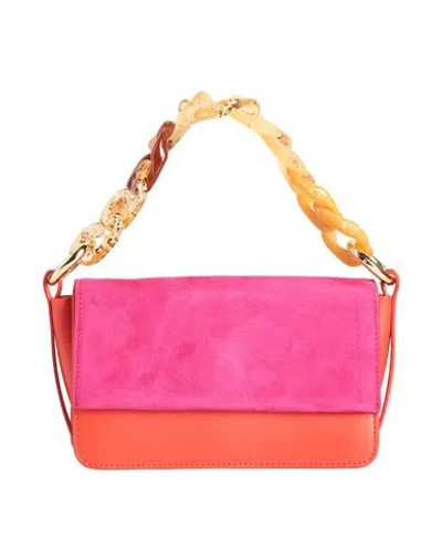 Carolina Santo Domingo Woman Handbag Orange Size - Calfskin