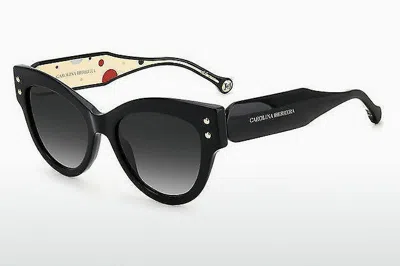 Pre-owned Carolina Herrera Sunglasses Ch 0009/s 807 (90) Black