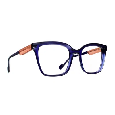 Caroline Abram Lexi 292 Bleu Foncé Glasses In Blue