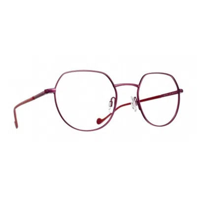 Caroline Abram Mini Veli Mini Veli Geometric Sunglasses In Pink