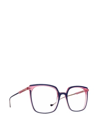 Caroline Abram Nadine Square-frame Glasses In Blue