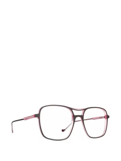 Caroline Abram Nancy Square-frame Glasses In Brown