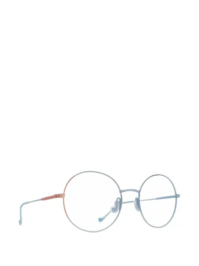 Caroline Abram Venusia Round-frame Glasses In Blue