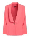 Caroline Biss Woman Blazer Fuchsia Size 10 Polyester In Pink
