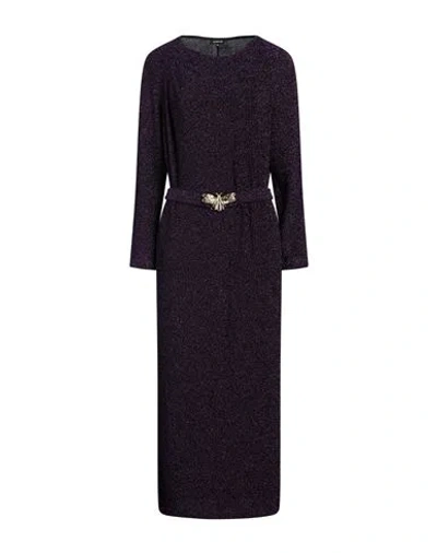 Caroline Biss Woman Maxi Dress Purple Size 8 Polyamide, Metal, Elastane