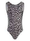 Caroline Bosmans Animal-print Swimsuit In Neutrals
