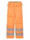 Caroline Bosmans Bow-embellished Straight-leg Trousers In Orange
