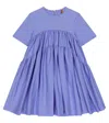 Caroline Bosmans Cotton Dress In Lavender
