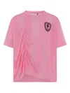 Caroline Bosmans Logo-patch T-shirt In Pink