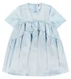 Caroline Bosmans Ruffle Dress In Blue