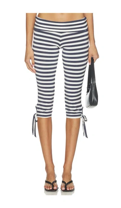 Caroline Constas Bailey Capri Pants In Blue