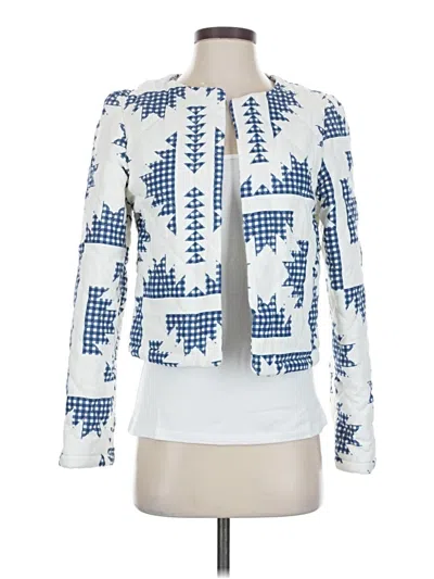 Pre-owned Caroline Constas Cardigan Sweater In White