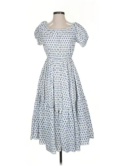 Pre-owned Caroline Constas Casual Dress In Blue