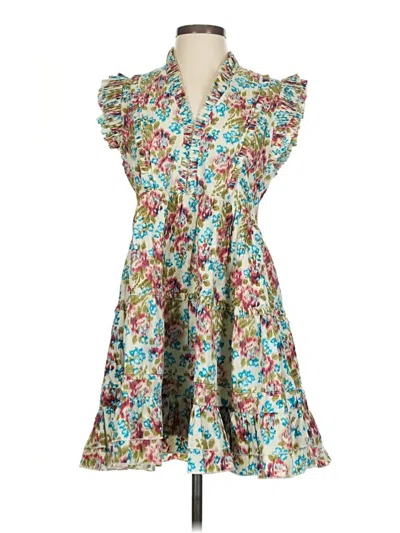 Pre-owned Caroline Constas Casual Dress In Blue