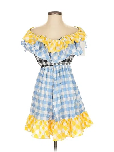 Pre-owned Caroline Constas Casual Dress In Blue