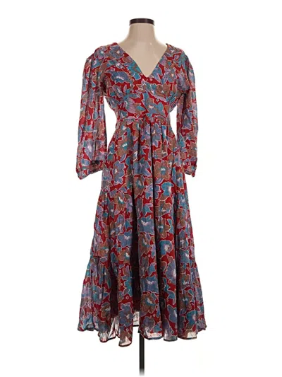 Caroline Constas Casual Dress In Blue