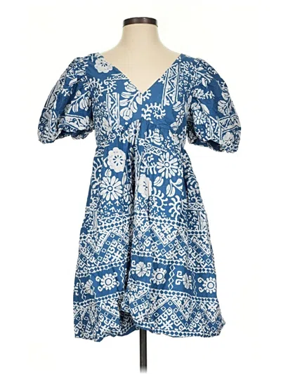 Pre-owned Caroline Constas Casual Dress In Blue