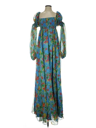 Pre-owned Caroline Constas Casual Dress In Blue