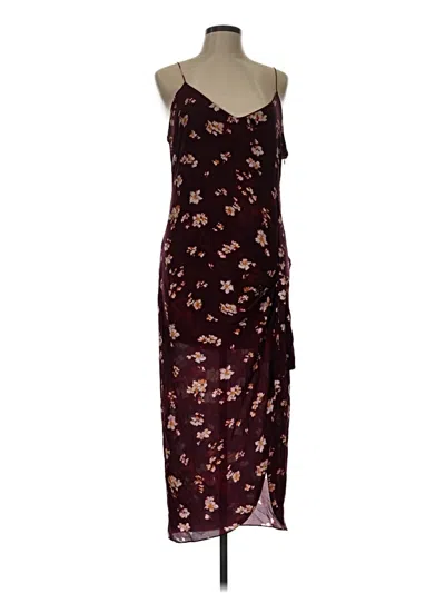 Pre-owned Caroline Constas Casual Dress In Burgundy