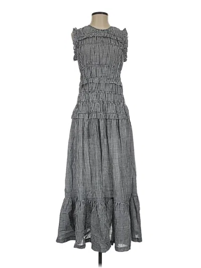 Pre-owned Caroline Constas Casual Dress In Gray