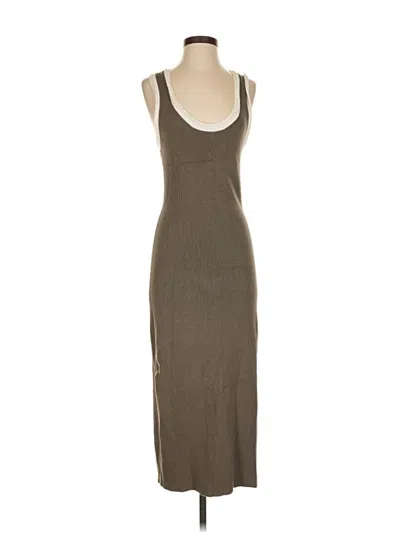 Pre-owned Caroline Constas Casual Dress In Green