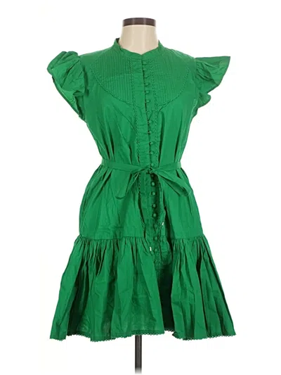 Pre-owned Caroline Constas Casual Dress In Green