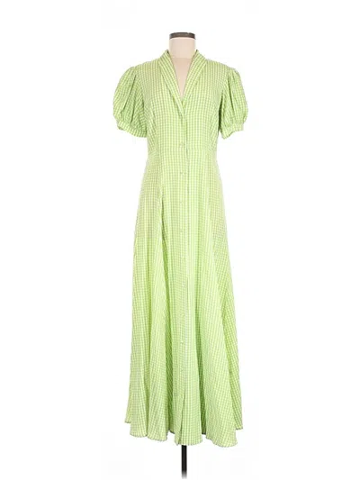 Pre-owned Caroline Constas Casual Dress In Green