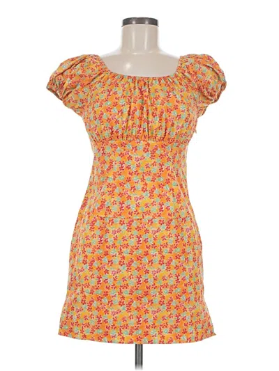 Pre-owned Caroline Constas Casual Dress In Orange