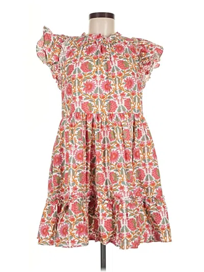 Pre-owned Caroline Constas Casual Dress In Pink