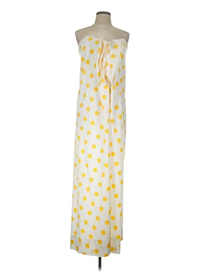 Pre-owned Caroline Constas Casual Dress In Yellow