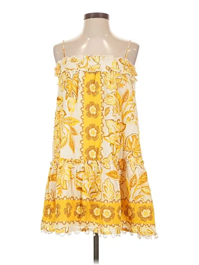 Pre-owned Caroline Constas Casual Dress In Yellow
