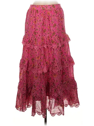 Pre-owned Caroline Constas Casual Skirt In Pink