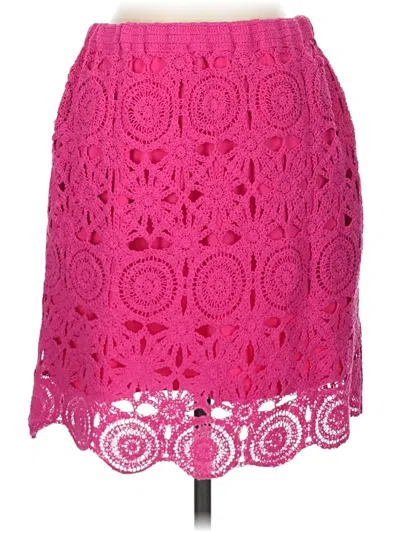 Pre-owned Caroline Constas Casual Skirt In Pink